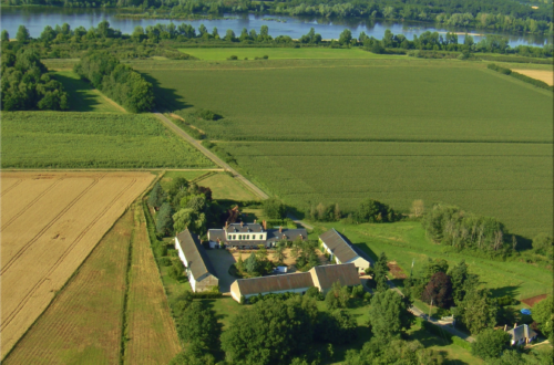 Vue aérienne du Domaine. Crédit photo : Domaine de L'Epinoy