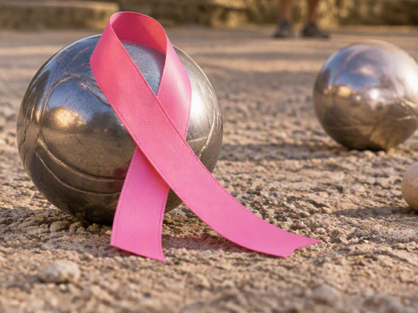 Octobre rose - Pétanque. Crédit photo : COPILOT
