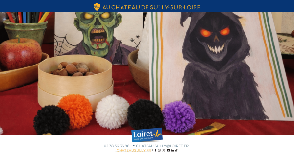 Atelier--pompons-creatures-d-Halloween. Crédit photo : JS