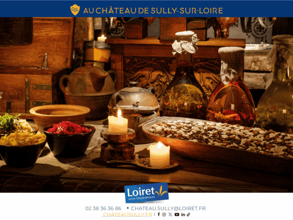 Visuels château de Sully-sur-Loire - 2026 - format site internet - La gastronomie médiévale. Crédit photo :