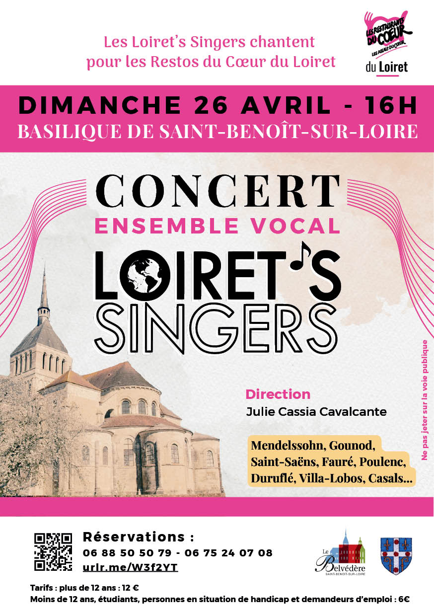 Concert Loiret's singers. Crédit photo : Les Restos du Coeur 45
