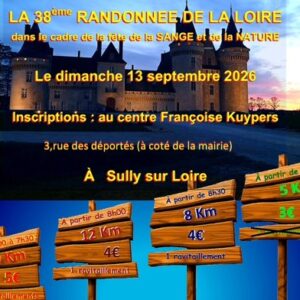 Rando de la Loire. Crédit photo : Randonneurs Sullylois