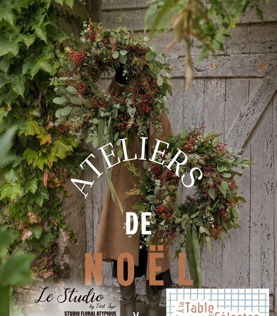 ATELIER DE NOEL. Crédit photo : VERT TIGE - A LA TABLE DES CELESTES