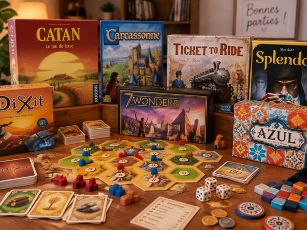 Jeux de société. Crédit photo : COPILOT